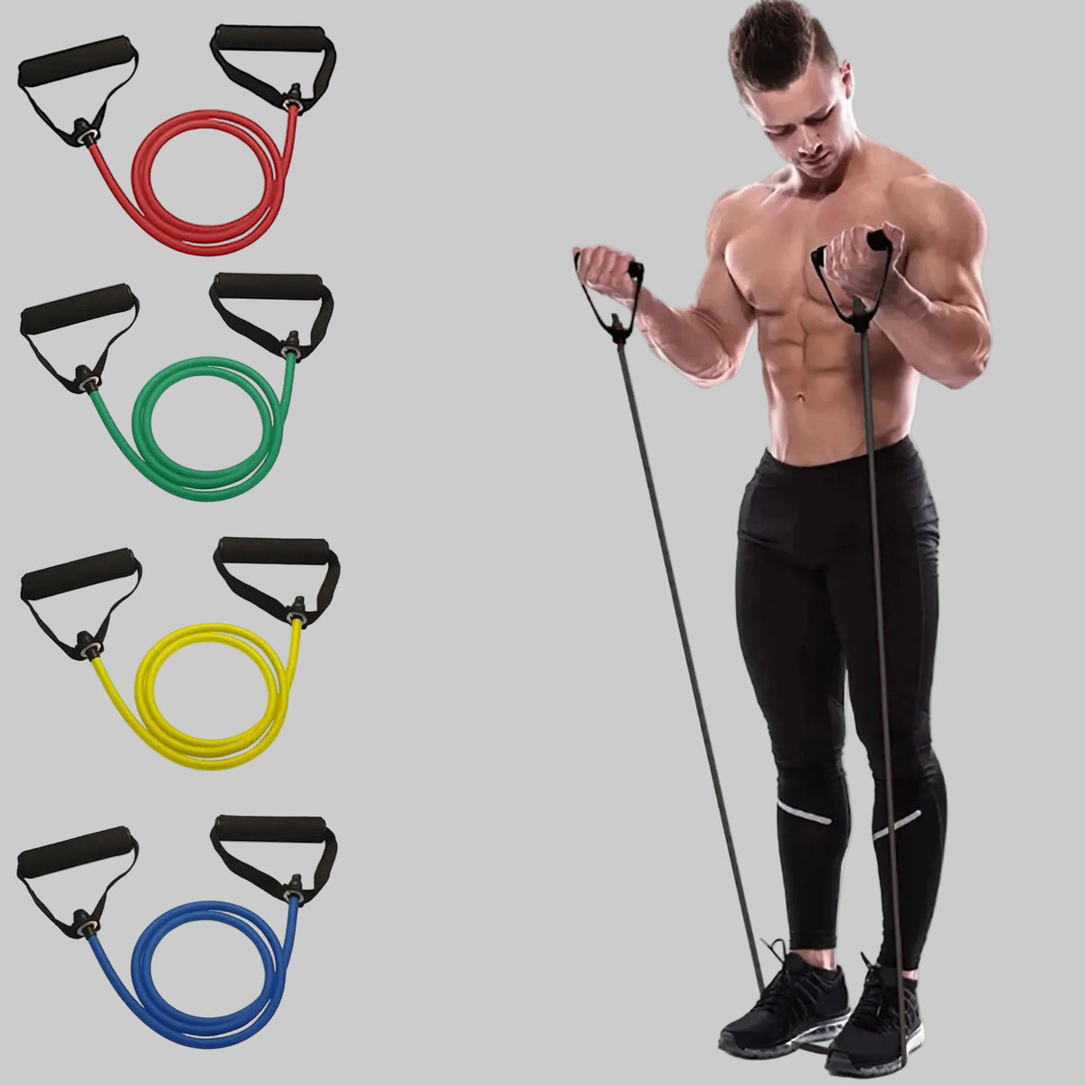 Resistance Bands with Handles, Exercise Bands for Men & Women
